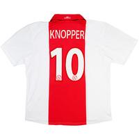2001-02 Ajax Match Issue Home Shirt Knopper #10