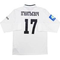 2014-15 Zorya Luhansk Match Issue Away L/S Shirt Ignjatijevic #17