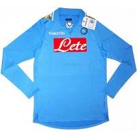 2011-12 Napoli Player Issue Champions League Home L/S Shirt *BNIB*