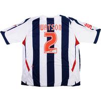 2006-07 West Brom Match Issue Home Shirt Watson #2