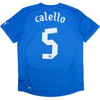 2011-12 Dinamo Zagreb Match Issue Home Shirt Calello #5