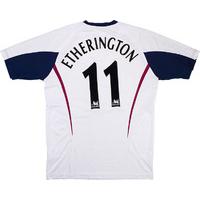 2005 06 west ham away shirt etherington 11 very good m