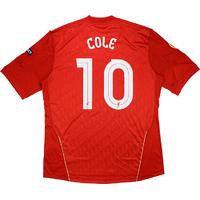 2010-11 Liverpool Europa League Home Shirt Cole #10 *w/Tags* XL