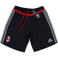 2015 16 ac milan adidas woven training shorts bnib xs