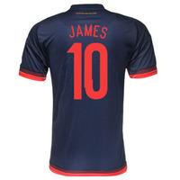 2015 2016 colombia adidas away shirt james 10