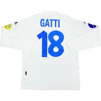 2002 Italy U-21 European Championship Match Issue Away L/S Shirt Gatti #18