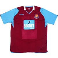 2008-09 West Ham Home Shirt L