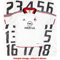 2003-04 AC Milan Player Issue Away # Shirt *As New* S