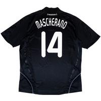 2007 09 argentina away shirt mascherano 14 xl