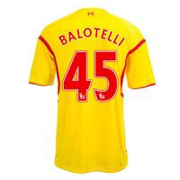 2014 15 liverpool away shirt balotelli 45