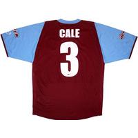 2008-09 Trabzonspor Match Issue Home Shirt Cale #3