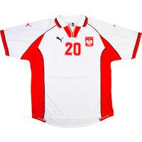 2000 poland match issue home shirt 20 v holland