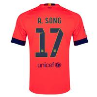 2014-15 Barcelona Away Shirt (A.Song)