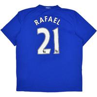 2008-09 Manchester United Third Shirt Rafael #21 (Very Good) L