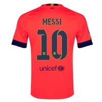 2014-15 Barcelona Away Shirt (Messi 10 )