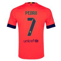 2014 15 barcelona away shirt pedro 7