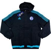 2015 16 schalke player issue rain jacket bnib