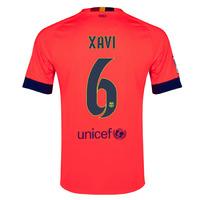 2014 15 barcelona away shirt xavi 6 