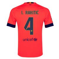 2014-15 Barcelona Away Shirt (I.Rakitic 4)