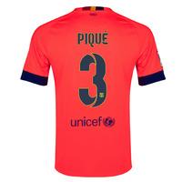 2014 15 barcelona away shirt pique 3