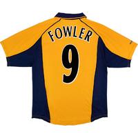 2000-01 Liverpool Away Shirt Fowler #9 (Excellent) L