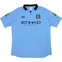 2012-13 Manchester City Home Shirt (Excellent) XL