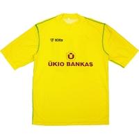 2000 kaunas match worn champions league home shirt 10 uta v rangers