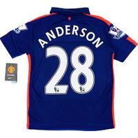 2014-15 Manchester United Third Shirt Anderson #28 *w/Tags* M.Boys