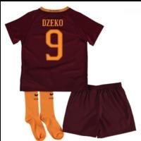 2016-17 Roma Home Mini Kit (Dzeko 9)