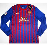 2011-12 Barcelona Home L/S Shirt *w/Tags*