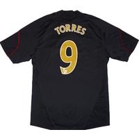 2009-10 Liverpool Away Shirt Torres #9 (Excellent) XXL