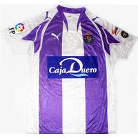 2007 08 real valladolid match worn home shirt oscar sanchez 10 v depor ...