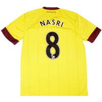 2010-11 Arsenal Away Shirt Nasri #8 XL
