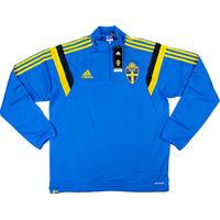 2014 15 sweden adidas 12 zip training top bnib