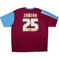 2005-07 West Ham Home Shirt Zamora #25 (Very Good) XXL