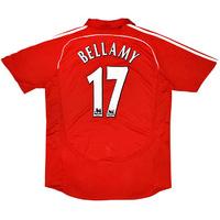 2006 07 liverpool home shirt bellamy 17 very good l