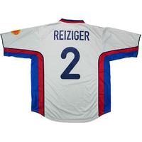 2000-01 Barcelona Match Issue UEFA Cup Away Shirt Reiziger #2 (v Liverpool)