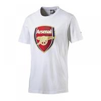 2016-2017 Arsenal Puma Big Crest Fan Tee (White)