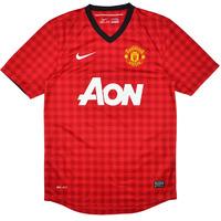 2012 13 manchester united home shirt excellent m