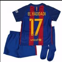 2016-17 Barcelona Home Mini Kit Shirt (El Haddadi 17)