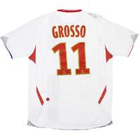 2006-07 Lyon Home Shirt Grosso #11 (Excellent) M