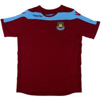 2012 13 west ham macron training shirt excellent xxl