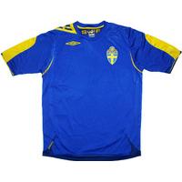 2006 08 sweden away shirt m