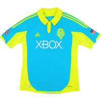 2012 Seattle Sounders Match Worn Home Shirt Burch #8 (v Chelsea)