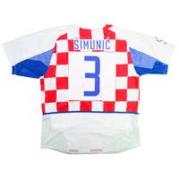 2002-04 Croatia Match Issue World Cup Home Shirt imuni? #3