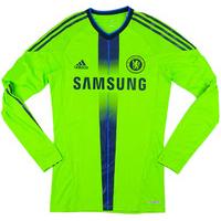 2010-11 Chelsea TechFit Player Issue Third L/S Shirt S