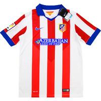 2014-15 Atletico Madrid Home Shirt *BNIB* BOYS