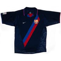 2002-04 Barcelona Player Issue Away Shirt (Excellent) L