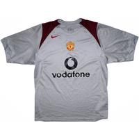 2004 05 manchester united nike training shirt excellent xl