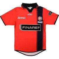 2001 02 rennes home shirt very good xs